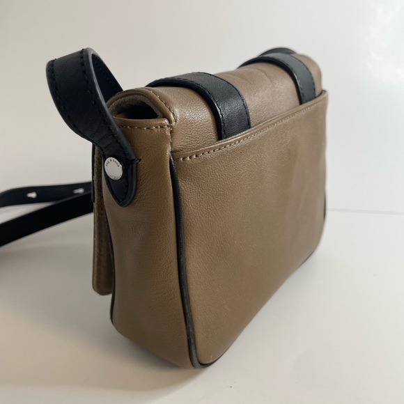 Rag & Bone Mini Pilot Crossbody Purse Bag - Taupe & Black, beige, small - Picture 4 of 16